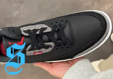 Step Inside the Stylish World of Levi's x Air Jordan 3 'Black Denim'