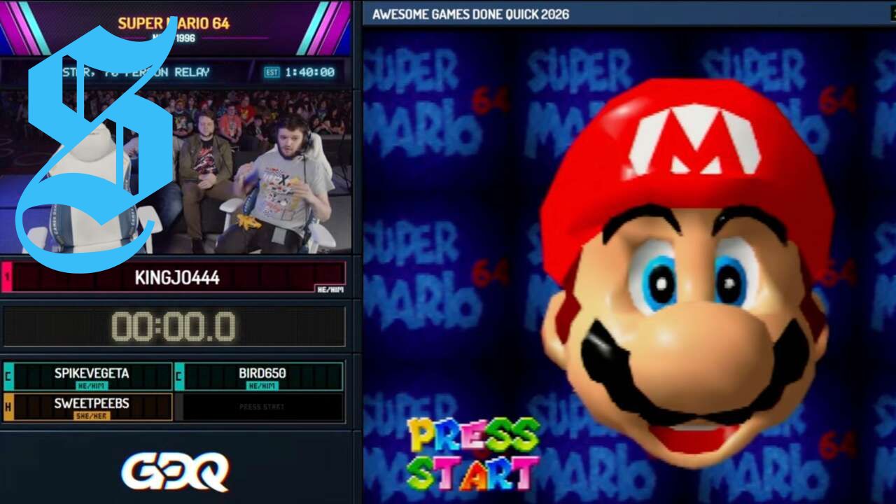 70 Gamers Unite for Epic Super Mario 64 Speedrun Challenge