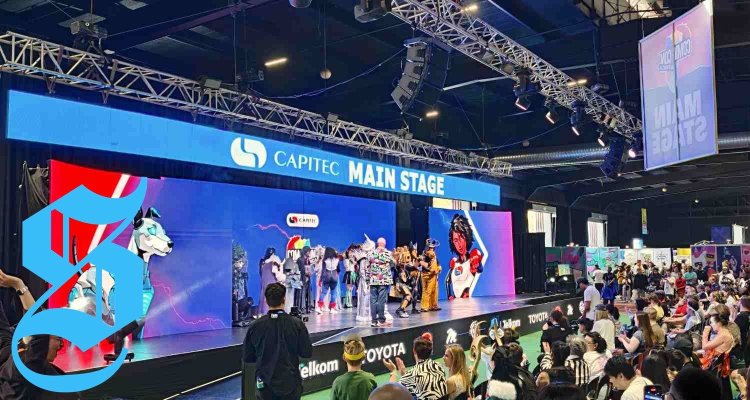 Interactive gaming stations attracting numerous participants.