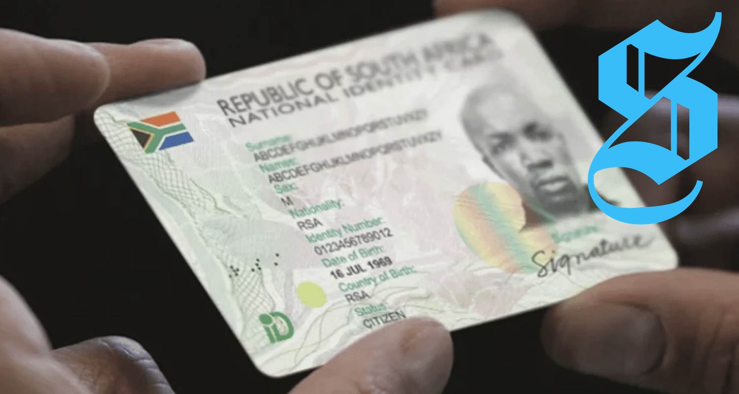 Image showing South African green ID book