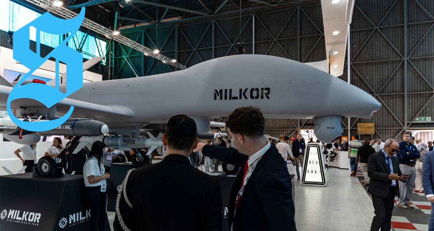 Diagram showcasing capabilities and specifications of Milkor 380 drone.